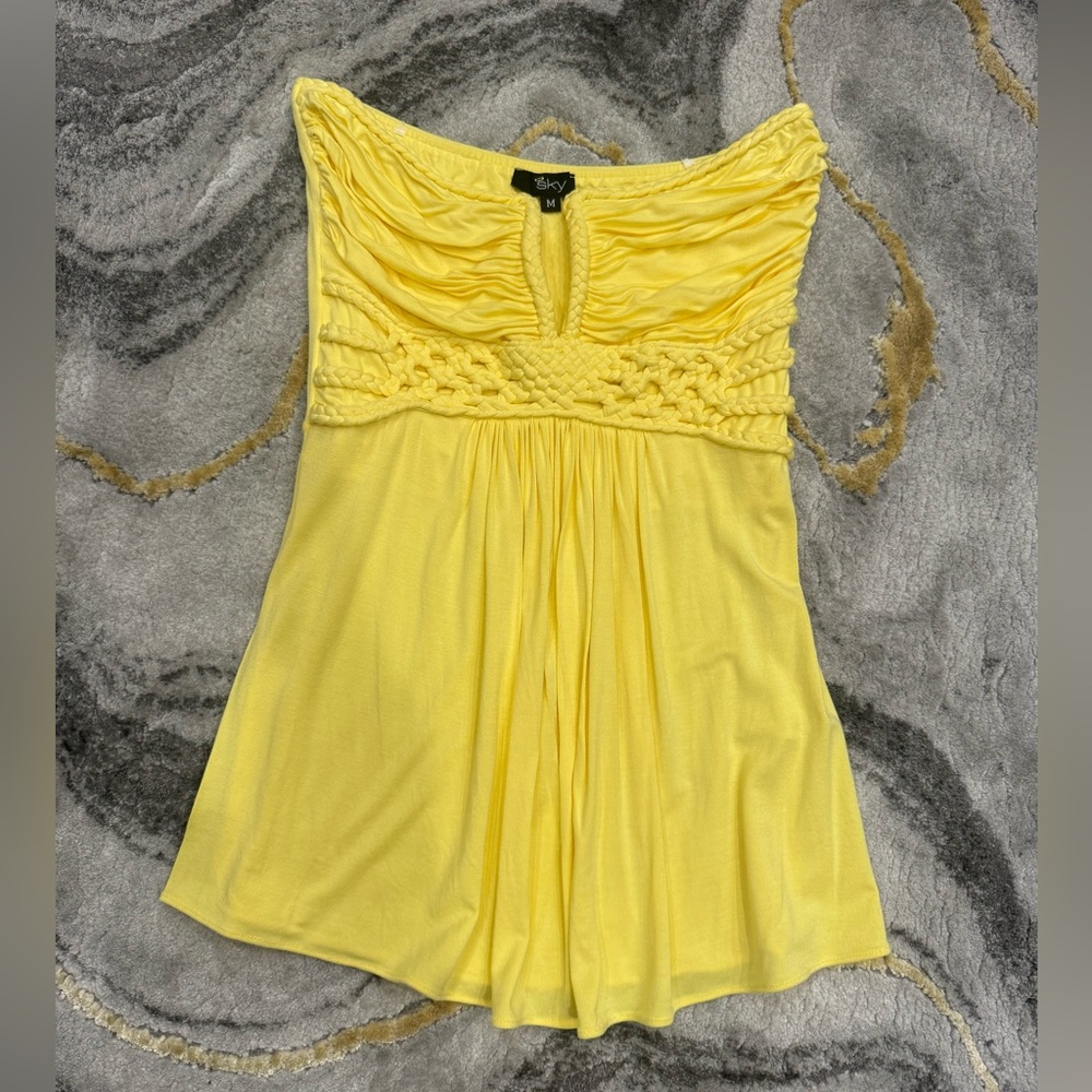 NWOT Yellow SKY Top